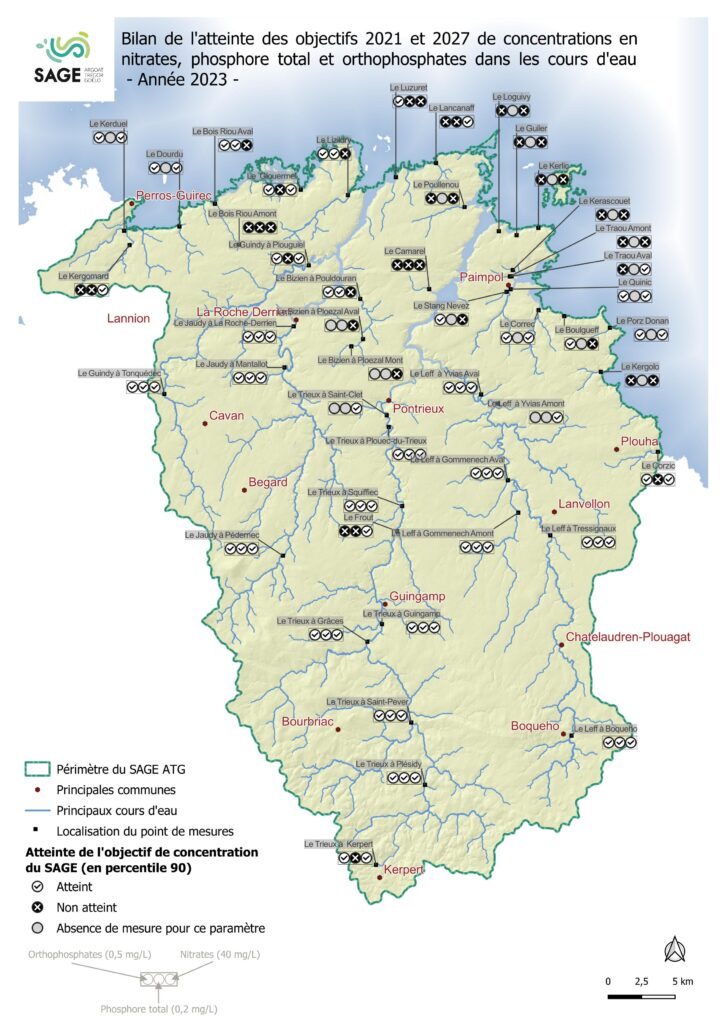La qualité des cours d’eau du territoire du SAGE Argoat-Trégor-Goëlo